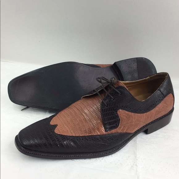 Antonio Mazzetti Mens 13M Cordovan Square Toe Lace Up Dress Shoes EUC - Picture 1 of 4